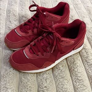 Nike Burgundy Sneakers with White Accents